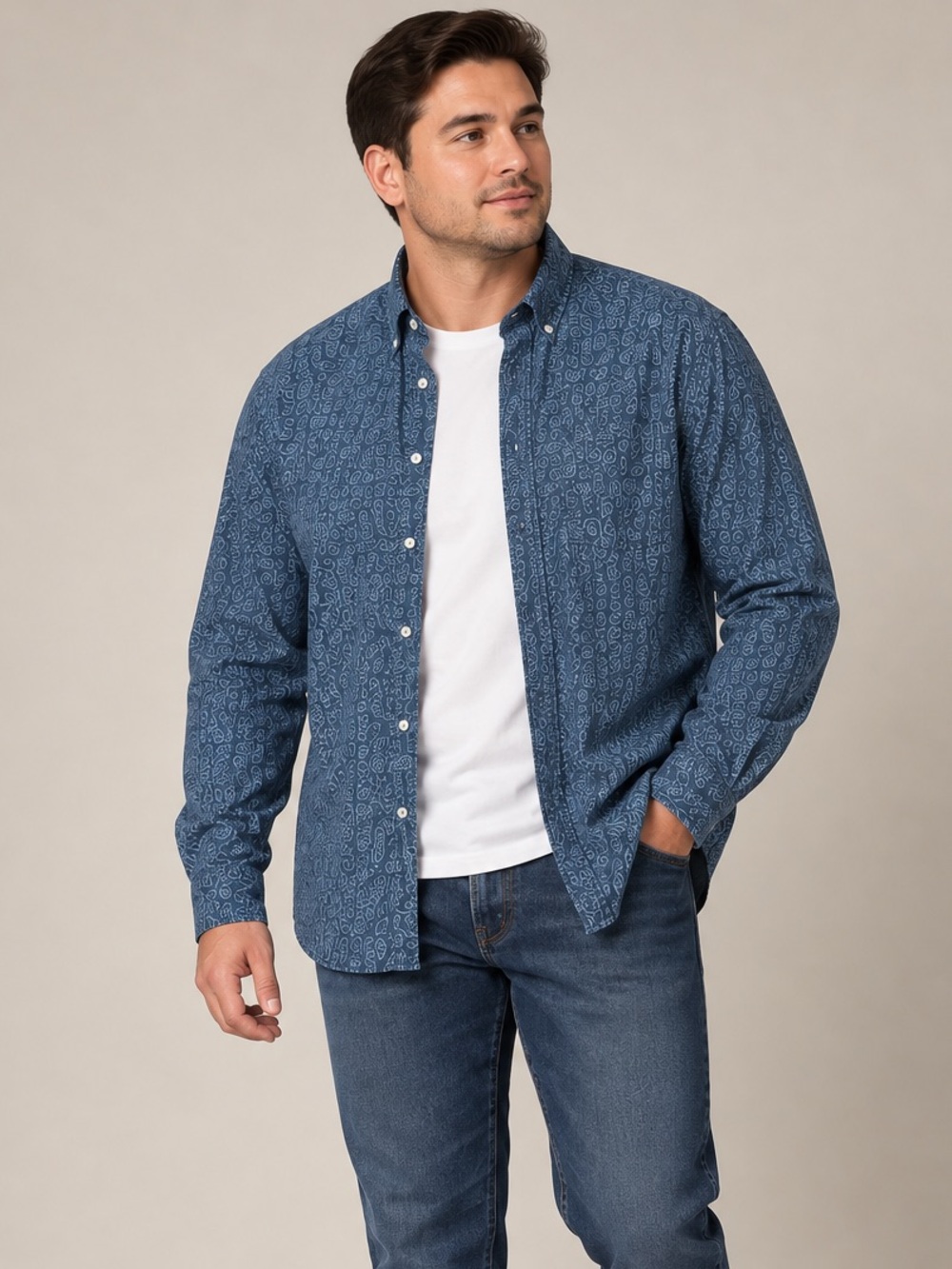 Michael Kors 2XL button up shirt